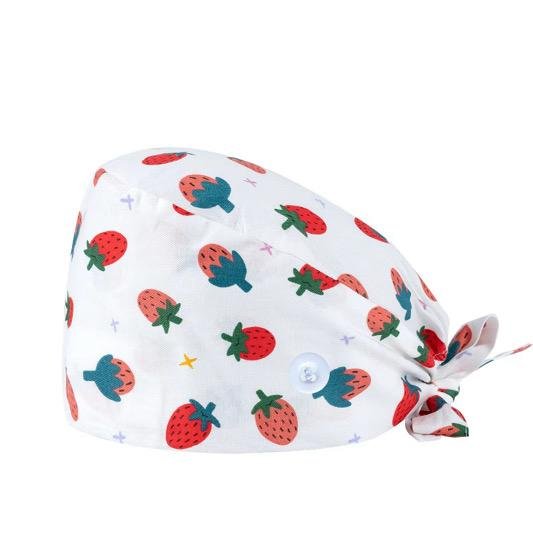 Strawberry Surgical Caps